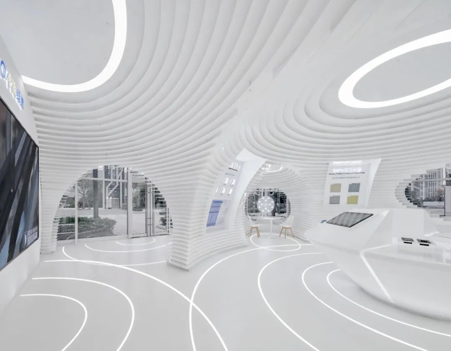 企業展廳設計方案中常用的主題風格-蘇州好奇數字科技