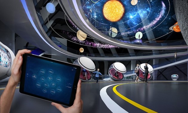 展廳多媒體中控控制系統(tǒng)-好奇數(shù)字科技