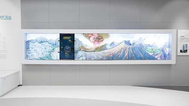 互動(dòng)滑軌屏，滑軌電視，移動(dòng)滑軌屏，滑軌電子櫥窗，滑軌透視導(dǎo)覽機(jī)