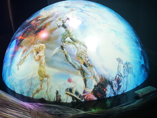 球幕投影系統(tǒng)融合-蘇州好奇數(shù)字科技公司