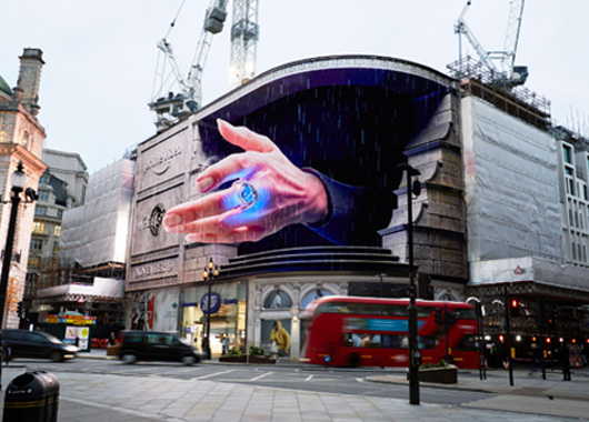 裸眼3D技術在機場、地鐵、高鐵站、酒店、場館、企業專賣店、賣場、專柜等廣告宣傳方面的應用場景