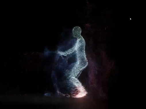 體感粒子互動(dòng)程序-蘇州好奇數(shù)字科技