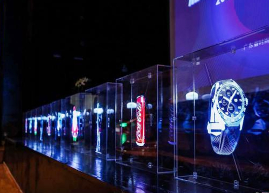 全息風扇在大型商超的應用場景-好奇數字科技